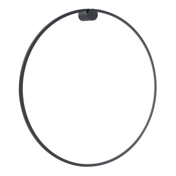 LED Επιτοίχιο φωτιστικό SATURNO LED/46W/230V Ø 80 cm IP44 μαύρο