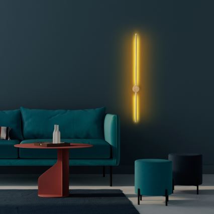 LED Επιτοίχιο φωτιστικό SWORD LED/13W/230V 3000K ματ χρυσό
