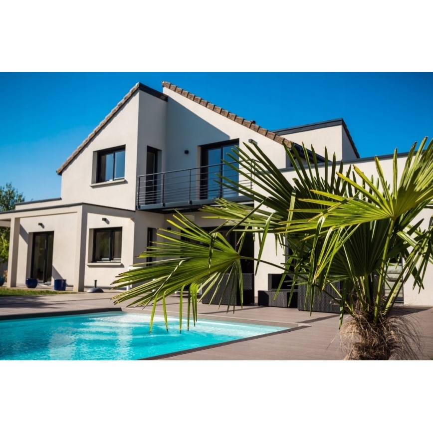 LED Επιτοίχιο φωτιστικό εξωτερικού χώρου 2xLED/3W/230V IP54 μαύρο