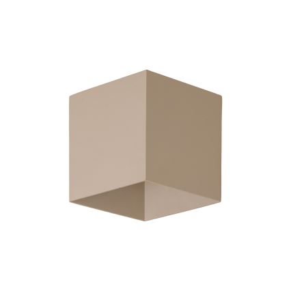 LED Επιτοίχιο φωτιστικό εξωτερικού χώρου CUBE LED/10W/230V IP54 μπεζ