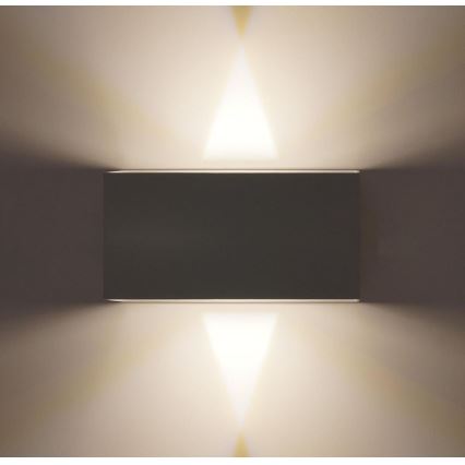 LED Επιτοίχιο φωτιστικό εξωτερικού χώρου LED/12W/230V IP54 λευκό