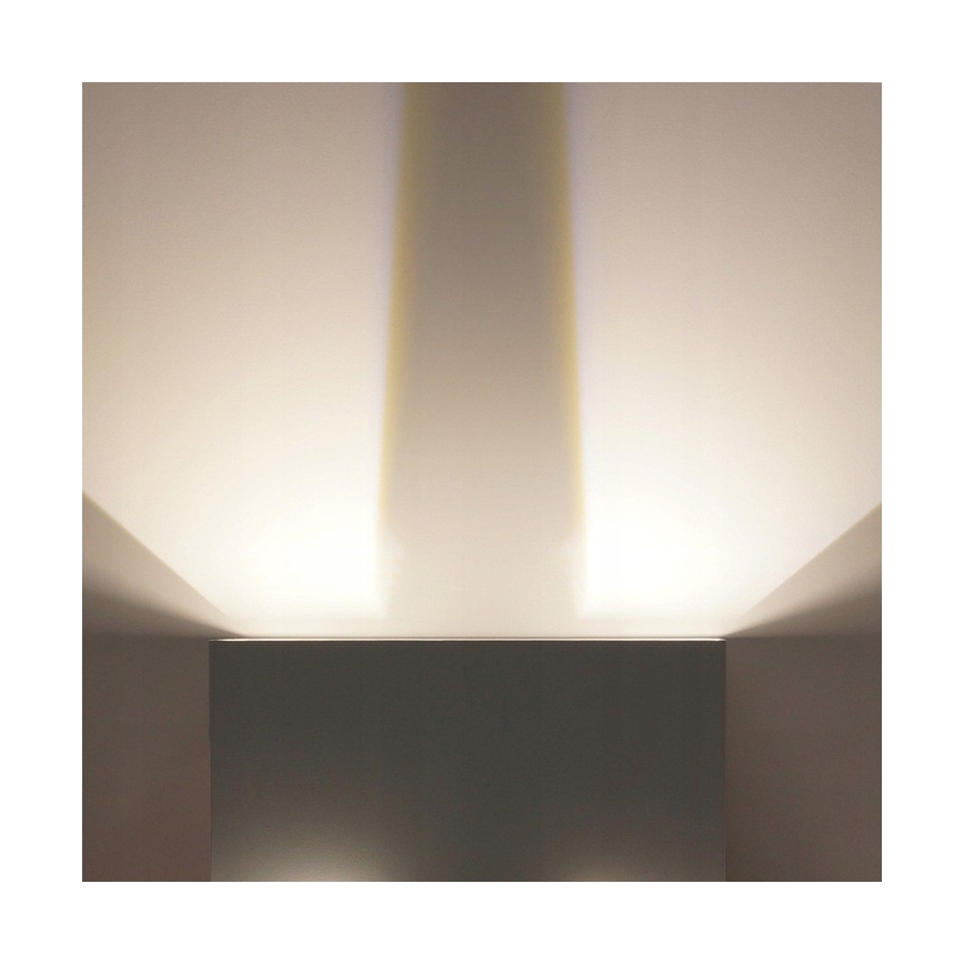 LED Επιτοίχιο φωτιστικό εξωτερικού χώρου LED/12W/230V IP54 μαύρο