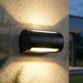 LED επιτοίχιο φωτιστικό εξωτερικού χώρου LED/13W/230V IP65 μαύρο