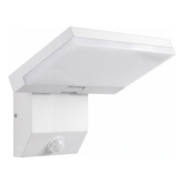 LED επιτοίχιο φωτιστικό εξωτερικού χώρου με ανιχνευτή κίνησης LED/18W/230V IP44 λευκό