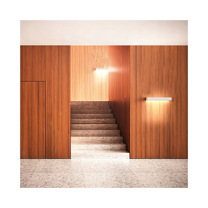 LED επιτοίχιο φωτιστικό μπάνιου LED/9W/230V 40 cm IP44 γυαλιστερό χρώμιο