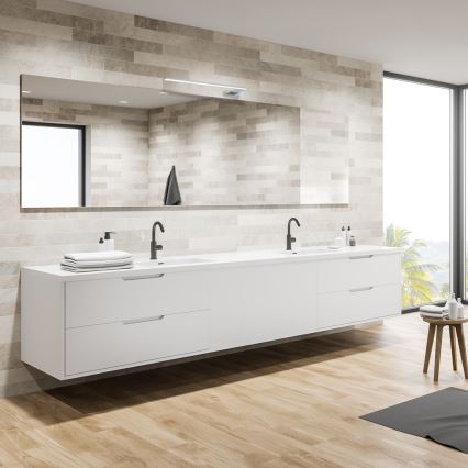 LED Επιτοίχιο φωτιστικό μπάνιου SHINE LED/11W/230V 45 cm IP44 γυαλιστερό χρώμιο