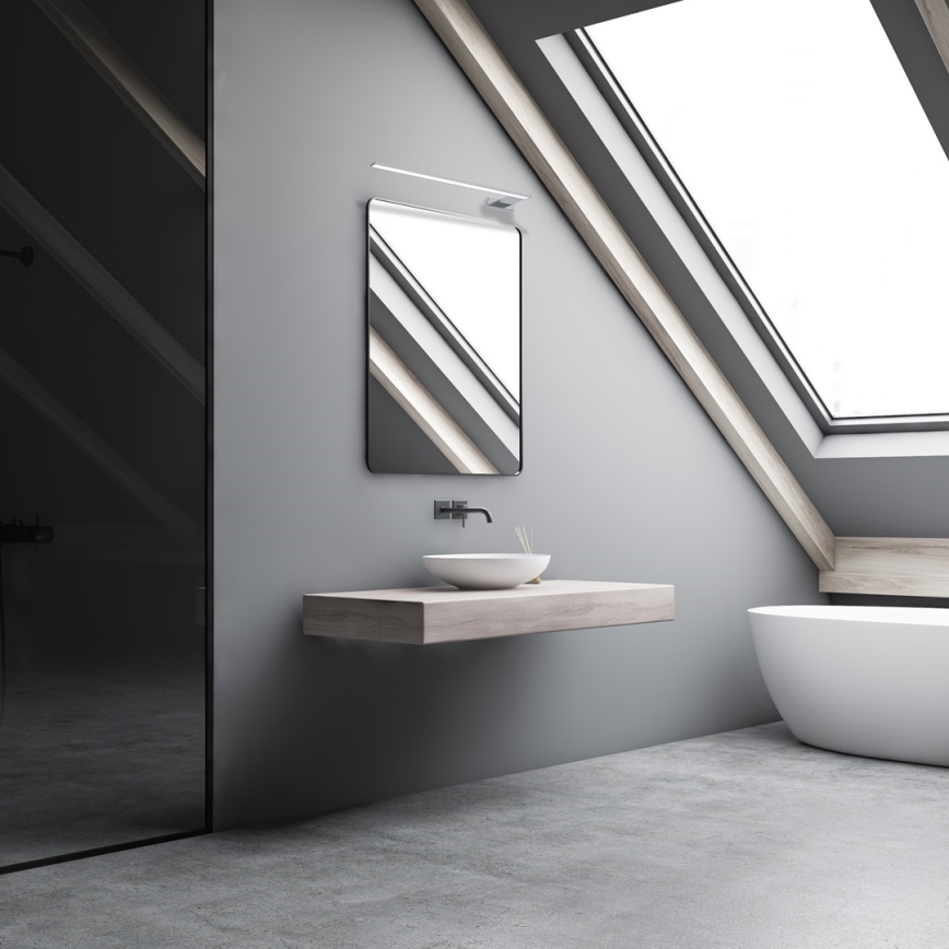 LED Επιτοίχιο φωτιστικό μπάνιου SHINE LED/11W/230V 45 cm IP44 γυαλιστερό χρώμιο