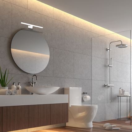 LED Επιτοίχιο φωτιστικό μπάνιου SHINE LED/7W/230V 30 cm IP44 λευκό