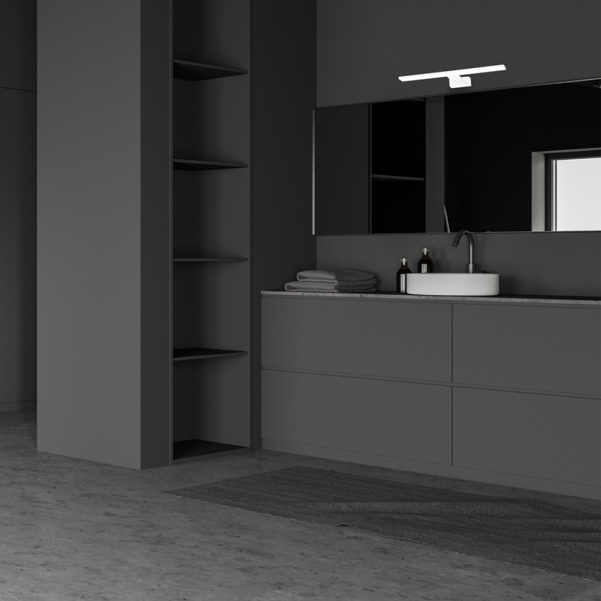 LED Επιτοίχιο φωτιστικό μπάνιου SHINE LED/7W/230V 30 cm IP44 λευκό