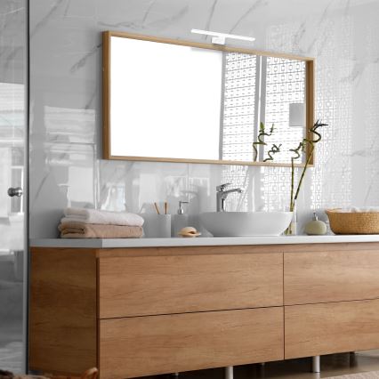 LED Επιτοίχιο φωτιστικό μπάνιου SHINE LED/7W/230V 30 cm IP44 λευκό