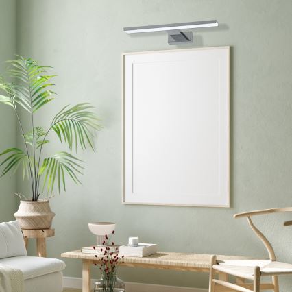 LED Επιτοίχιο φωτιστικό μπάνιου SHINE LED/7W/230V 30 cm IP44 γυαλιστερό χρώμιο