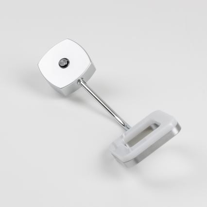 LED Επιτοίχιο φωτιστικό με βύσμα LED/3,2W/230V ματ χρώμιο