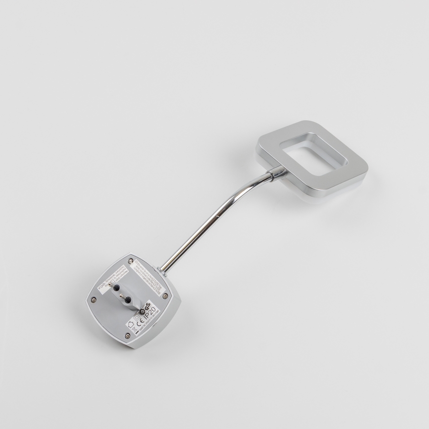 LED Επιτοίχιο φωτιστικό με βύσμα LED/3,2W/230V ματ χρώμιο