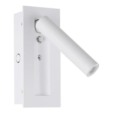 LED επιτοίχιο σποτ φωτιστικό LED/2W/230V 3000K λευκό