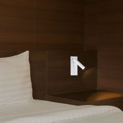 LED επιτοίχιο σποτ φωτιστικό LED/2W/230V 3000K λευκό