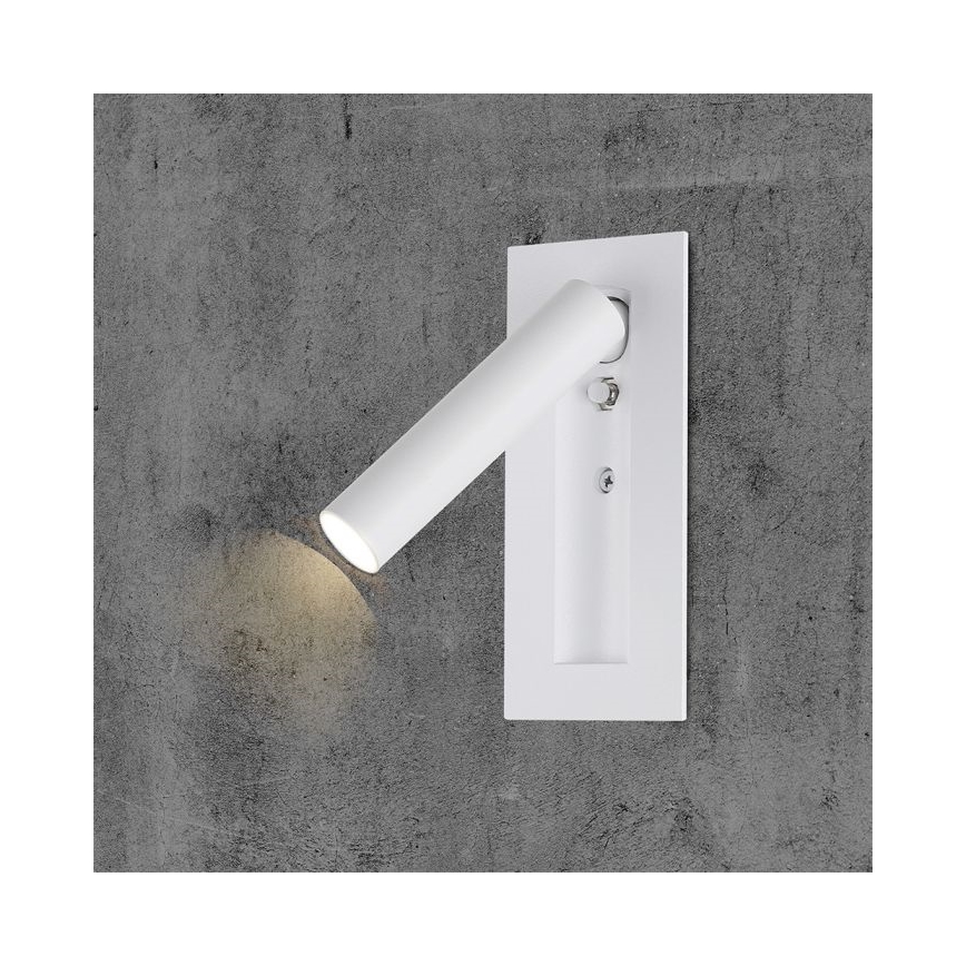LED επιτοίχιο σποτ φωτιστικό LED/2W/230V 3000K λευκό