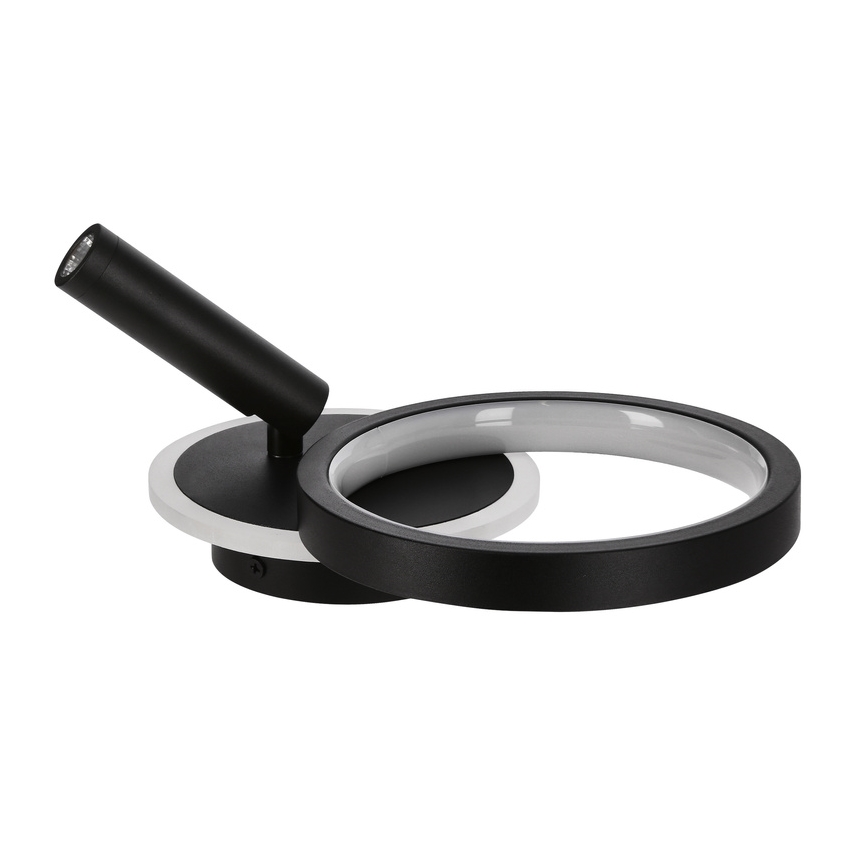 LED Επιτοίχιο σποτ φωτιστικό MONET LED/16W/230V μαύρο