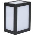 LED Επιτοίχιο εξωτερικό φωτιστικό LED/12W/230V 3000K IP65 μαύρο