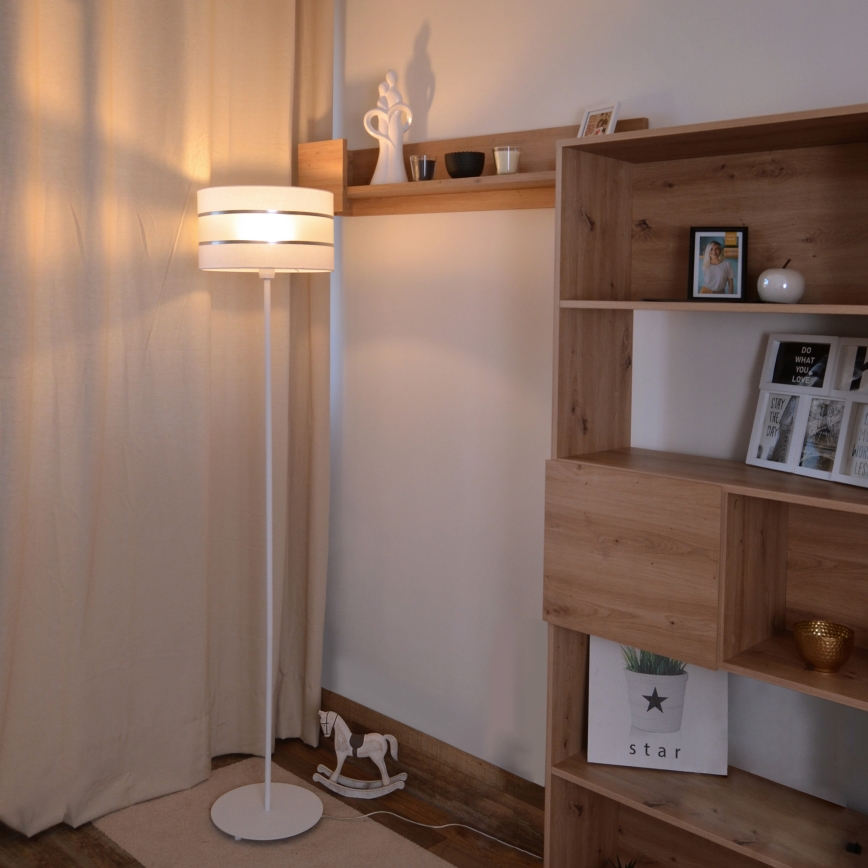 LED Επιδαπέδια λάμπα HELEN 1xE27/15W/230V λευκό