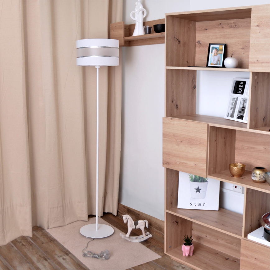 LED Επιδαπέδια λάμπα HELEN 1xE27/15W/230V λευκό