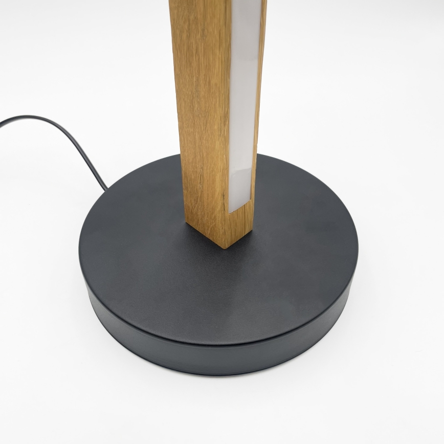 LED Επιδαπέδιο φωτιστικό VERDE LED/18W/230V 3000K δρυς/μαύρο