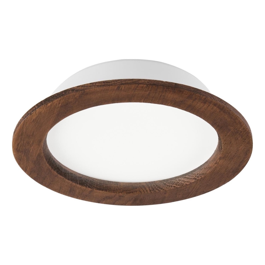 LED Εντοιχιζόμενο φωτιστικό WOODY SPOT LED/16,5W/230V 4000K κερασιά Ø 18,5 εκ.