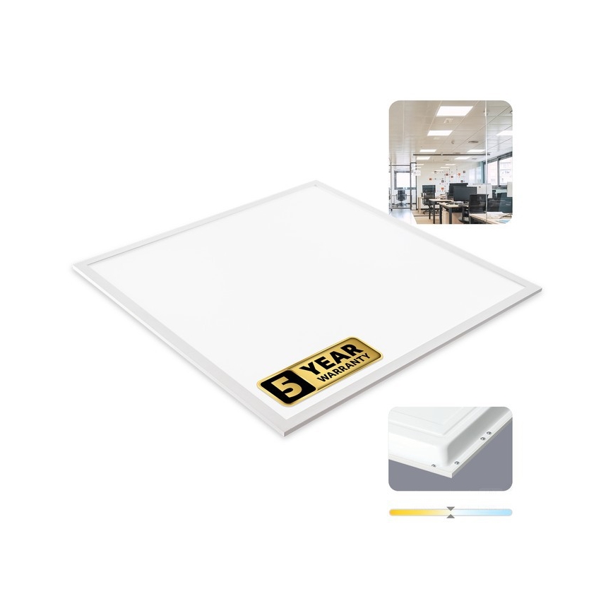 LED εντοιχιζόμενο πάνελ οροφής DAVRO LED/40W/230V 4000K 59,5x59,5 cm λευκό