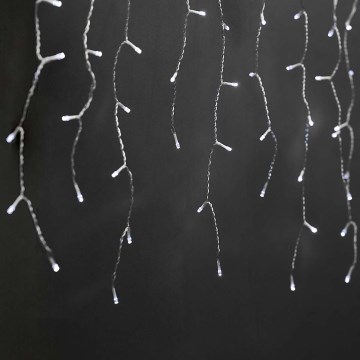 LED Εξωτερική κουρτίνα 360xLED/7 λειτουργίες 14 m IP44 ψυχρό λευκό