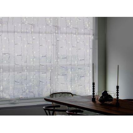 LED εξωτερική κουρτίνα CURTAIN 480xLED/8,4W/230V 3x3 m IP44 ψυχρό λευκό