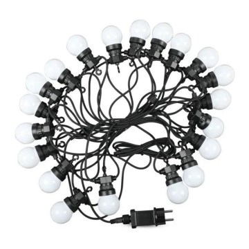 LED Εξωτερική σειρά STRING 10μ 20xLED/0,5W/24/230V 3000K IP44