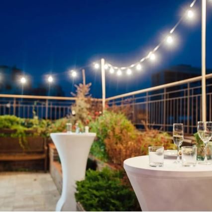 LED Εξωτερική σειρά STRING 10μ 20xLED/0,5W/24/230V 3000K IP44