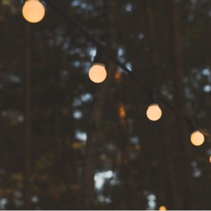 LED Εξωτερική σειρά STRING 5μ 10xLED/0,5W/230V IP44 3000K