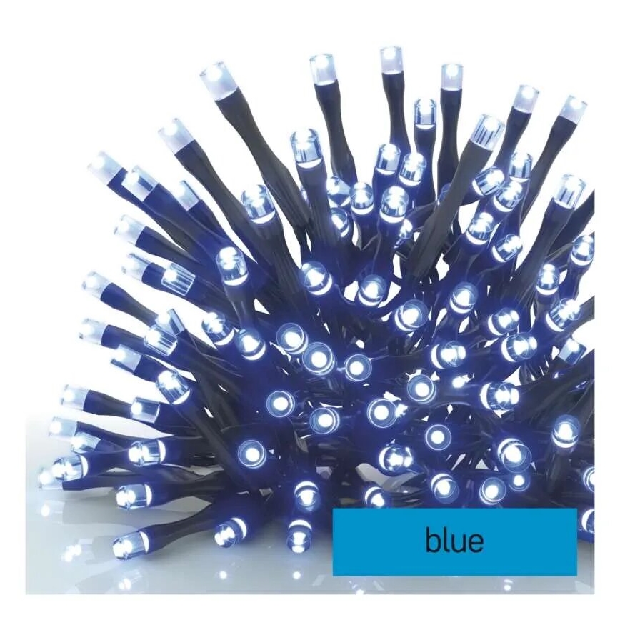 LED Εξωτερική γιρλάντα 100xLED/10m IP44 μπλε