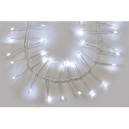 LED εξωτερική γιρλάντα 1440xLED/8 λειτουργίες 14,4m IP44 ψυχρό λευκό