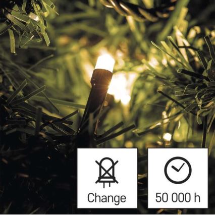 LED εξωτερική γιρλάντα 180xLED/23m IP44 θερμό λευκό