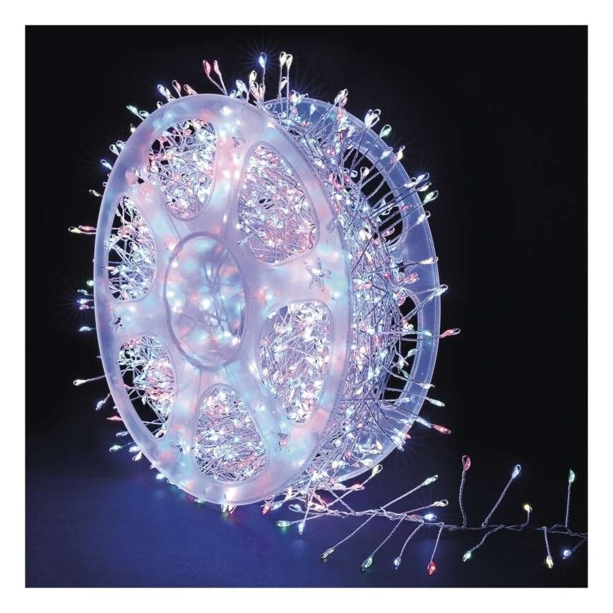 LED εξωτερική γιρλάντα 1920xLED/8 λειτουργίες 19,2m IP44 πολύχρωμη
