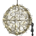 LED εξωτερική γιρλάντα 200 LED, 5 m, IP44, θερμό λευκό