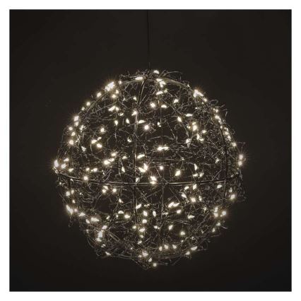 LED εξωτερική γιρλάντα 200 LED, 5 m, IP44, θερμό λευκό