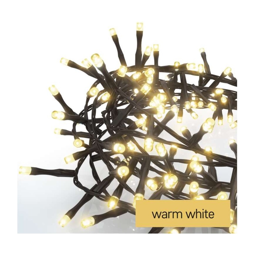 LED εξωτερική γιρλάντα 400xLED/13m IP44 ζεστό λευκό