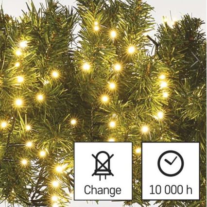 LED εξωτερική γιρλάντα 400xLED/13m IP44 ζεστό λευκό