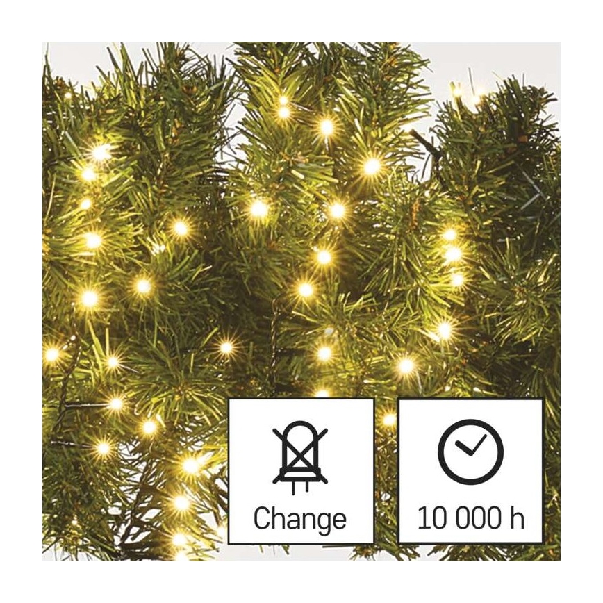 LED εξωτερική γιρλάντα 400xLED/13m IP44 ζεστό λευκό