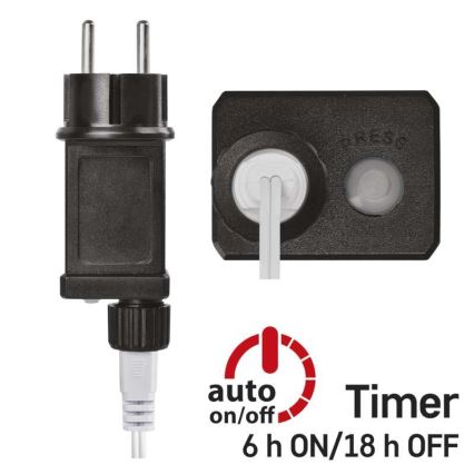 LED εξωτερική γιρλάντα 40xLED/9m IP44 πολύχρωμη