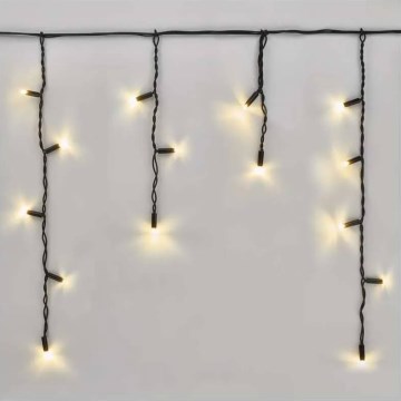 LED Εξωτερική γιρλάντα 50xLED/3x0,4m IP44 θερμό λευκό