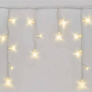 LED εξωτερική γιρλάντα 50xLED/3x0,4m IP44 θερμό λευκό