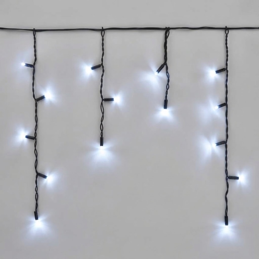 LED εξωτερική γιρλάντα 50xLED/3x0,4m IP44 ψυχρό λευκό
