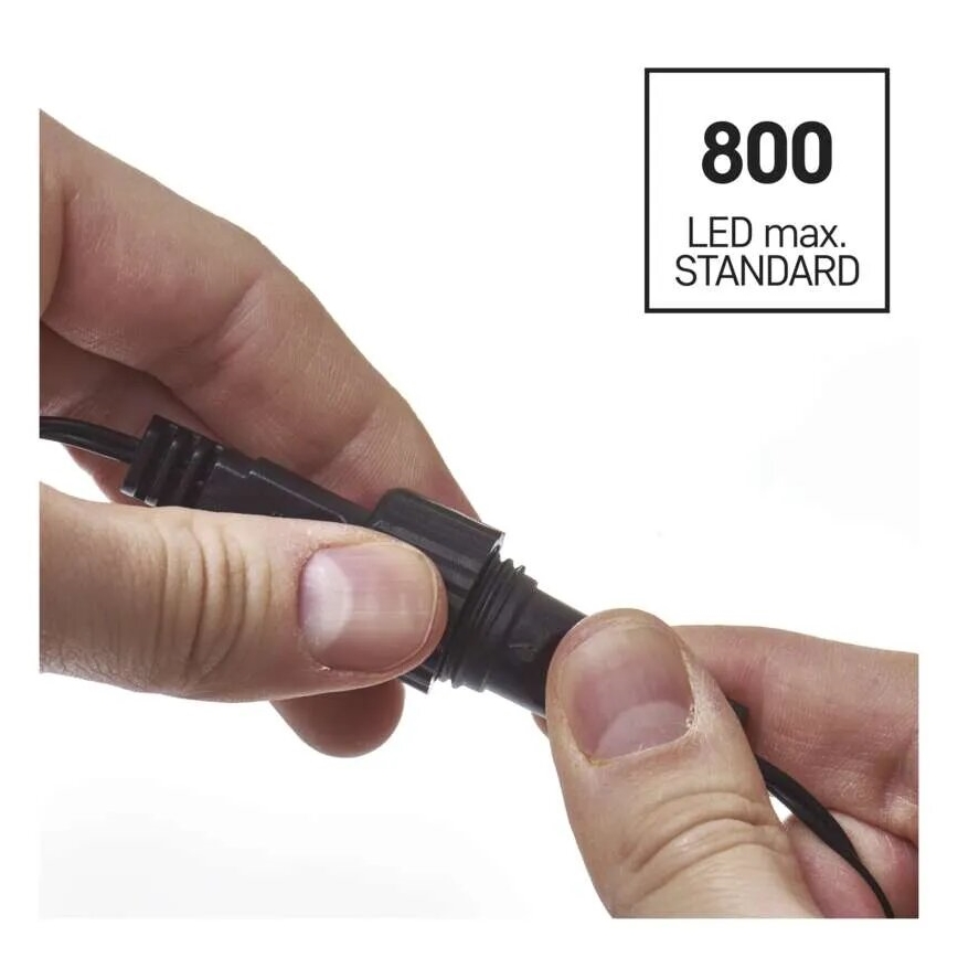 LED εξωτερική γιρλάντα 50xLED/5m IP44 ζεστό λευκό