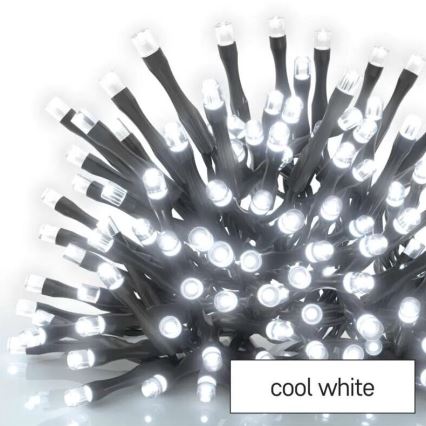 LED Εξωτερική γιρλάντα 50xLED/5m IP44 ψυχρό λευκό