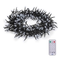 LED Εξωτερική γιρλάντα 576xLED/8 λειτουργίες 8m IP44 ψυχρό λευκό + τηλεχειριστήριο