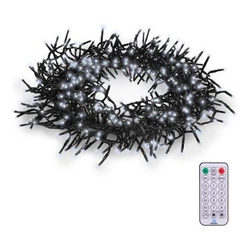 LED Εξωτερική γιρλάντα 576xLED/8 λειτουργίες 8m IP44 ψυχρό λευκό + τηλεχειριστήριο