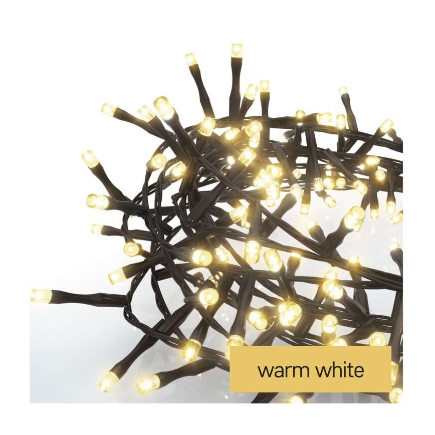 LED  εξωτερική γιρλάντα 600xLED/17m IP44 ζεστό λευκό